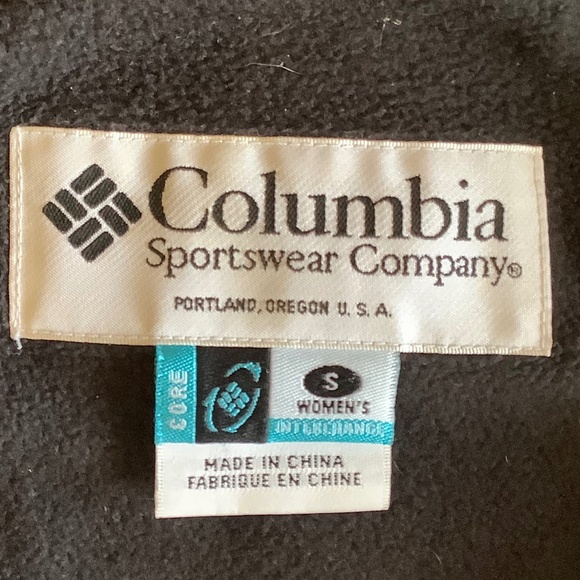 Columbia Red Grey Core Interchange Coat Jacket Small - Picture 4 of 13